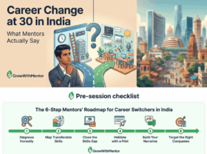 Indian professionals exploring career change opportunities after 30